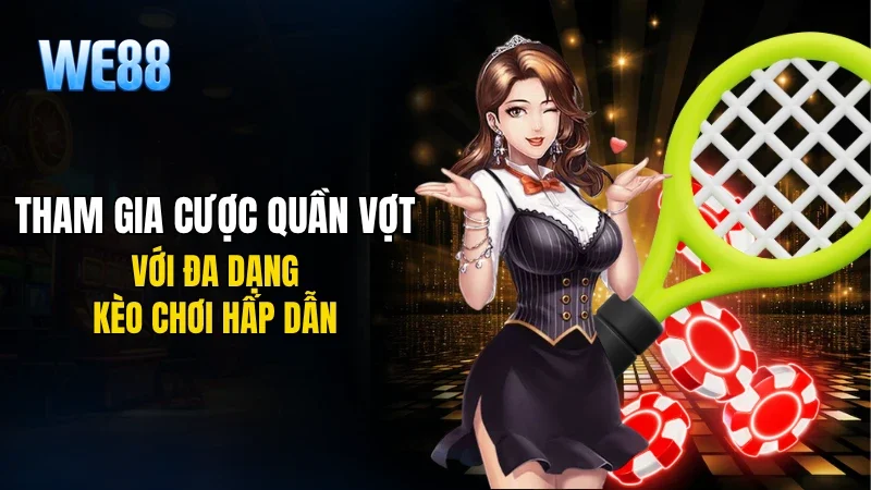 Tham gia cược quần vợt với đa dạng kèo chơi hấp dẫn
