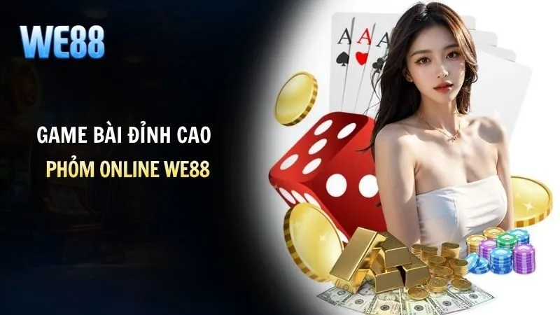 Chơi game bài phỏm online tại WE88
